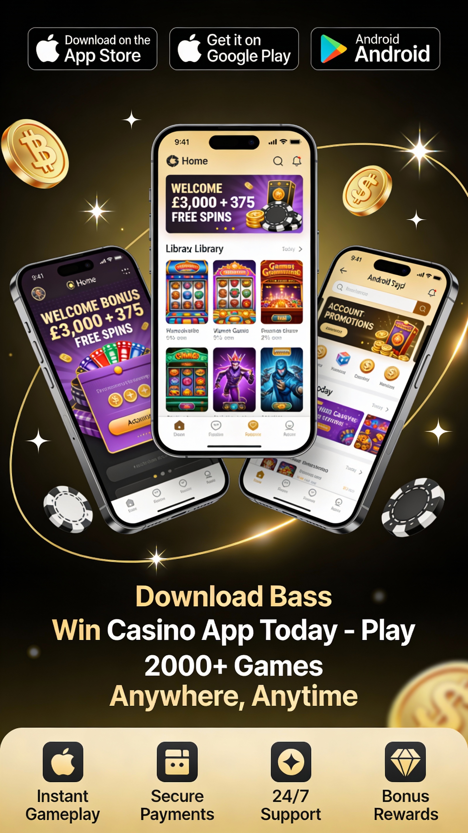App Mobile Nomini Casino (iOS e Android)